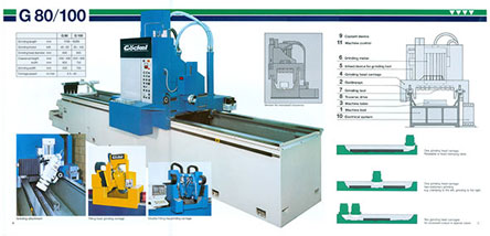G80 Vertical Long Table Surface Grinders