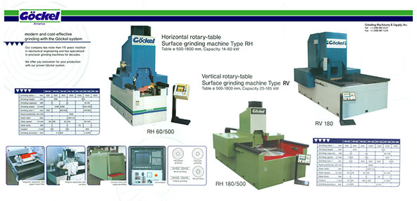 Rotary Table Surface Grinders